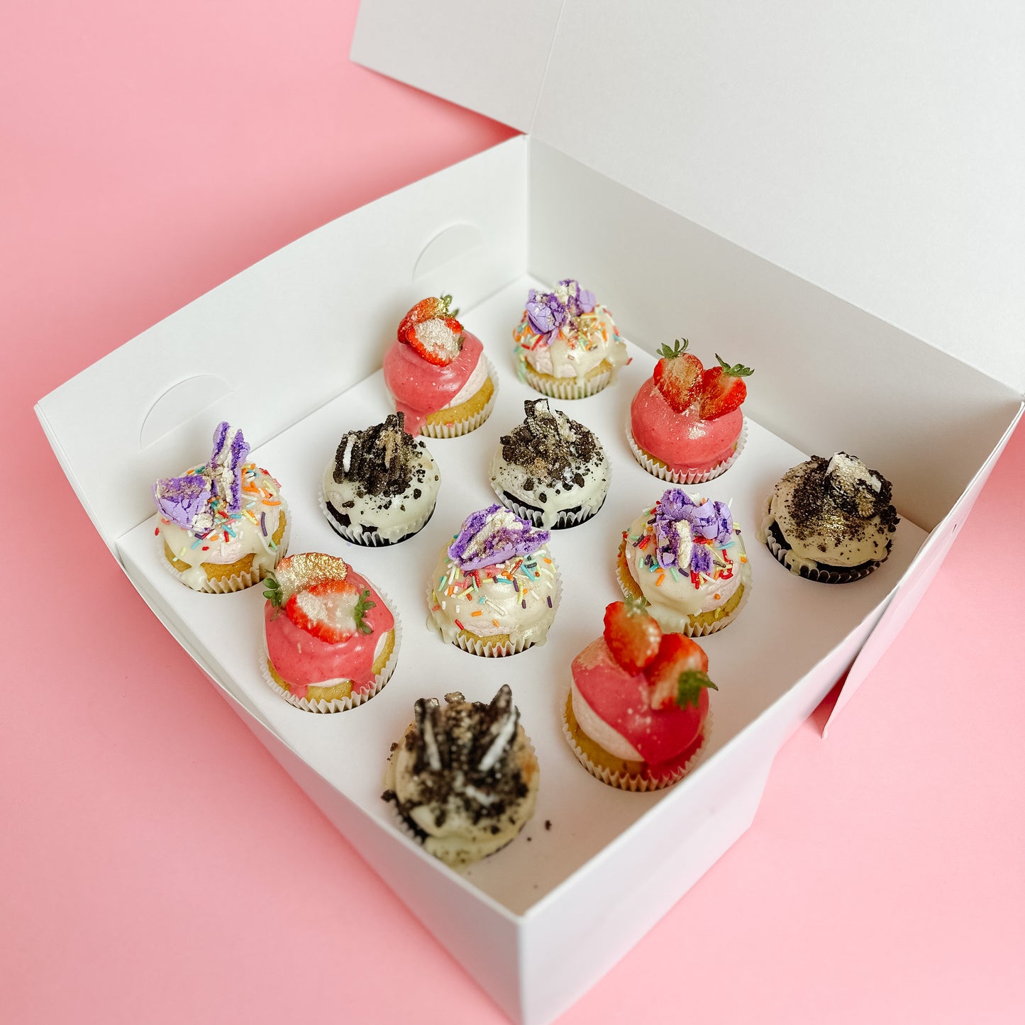 Birthday Cupcakes Box