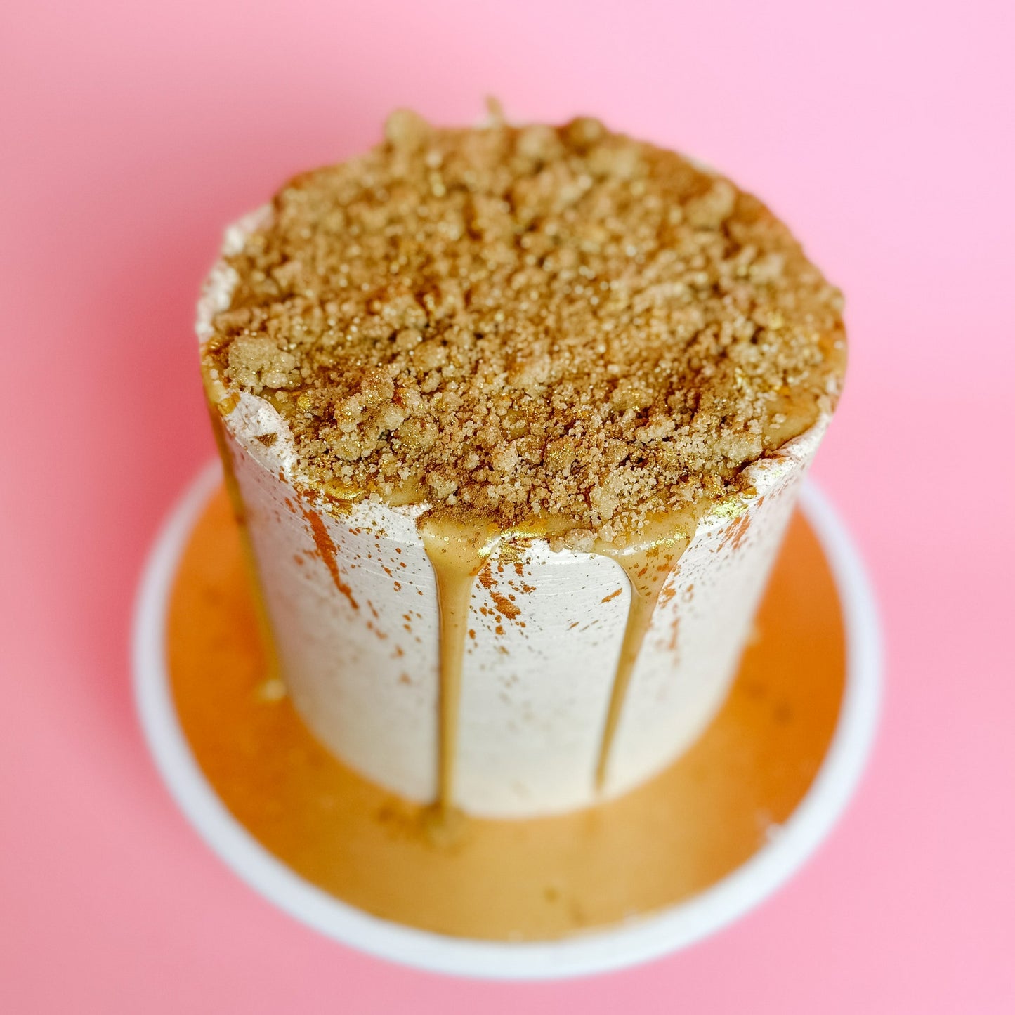 Caramilk Spiced Pear Cake