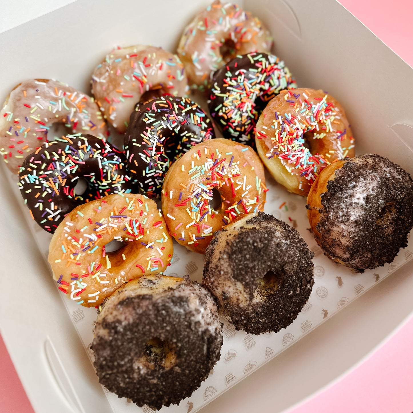 Birthday Donuts Box